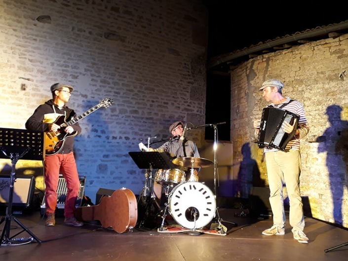 Les 3 Zèbres en concert.