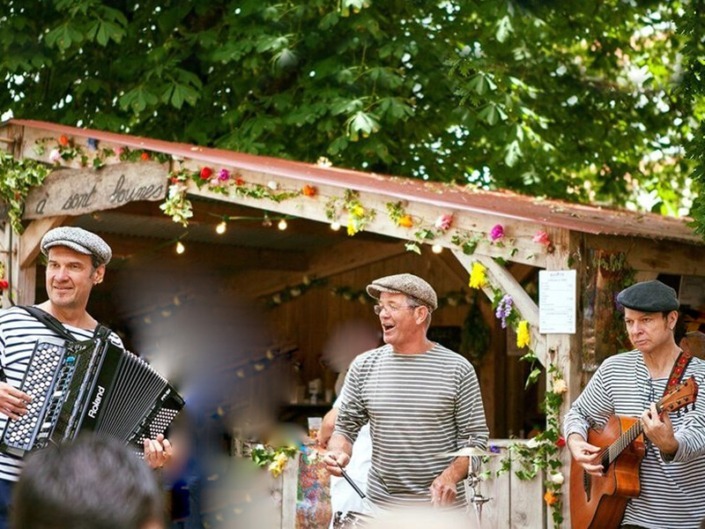 Les 3 Zèbres en concert.
