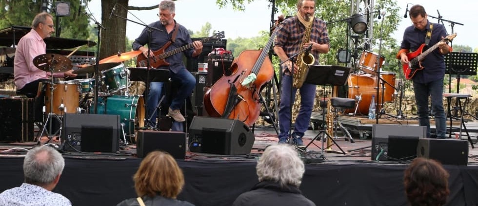PhilM Quartet sur scène pour le festival Le Jazz bat la Campagne.