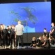 PhilM Quartet sur scène avec les élèves de 5ème du collège Henri Martineau.