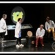 Les artistes du spectacle musical jeune public Une trompette dans l'espace sur scène.